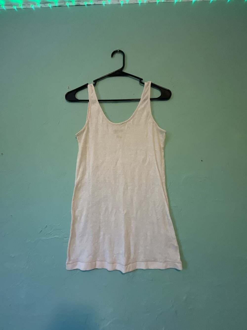 Arizona Jean Co. beige Ribbed Tank Top Size L